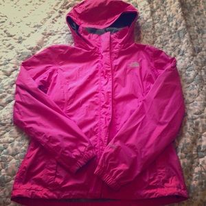 Women’s North Face Pink Rain Jacket